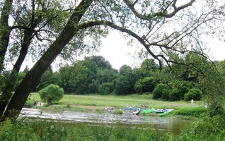 a pak dlouho proti proudu Berounky