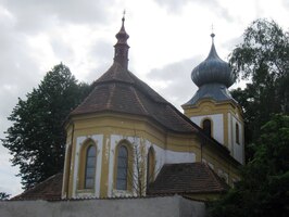 s kostelem sv.Jakuba Většího