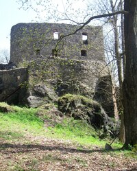 Stával tu rozlehlý hrad Vlčtejn