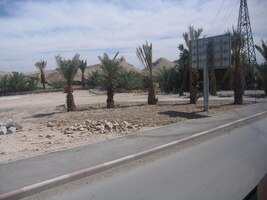 Vykopávky města Jericha jsme jen zahlédli z autobusu