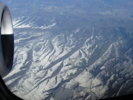 a tady už nad A|lpami (pokud jsme ovšem přes ně letěli...)