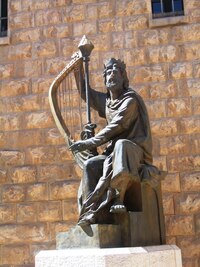 Vítá nás král David, zakladatel Jerusalema