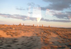 Večerní návrat jordánskou pouští