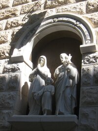 Svatá rodina u kostela sv.Josefa