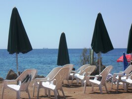 23.3. - ráno na pláži u Rudého moře v Eilatu