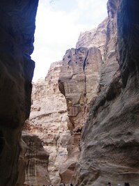 Nahoře v pláni bylo původní nabatejské město z 3.století před n.l.