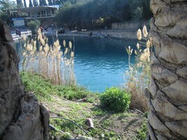 Nashledanou, koupaliště Sachne v NP Han Hashlosha!