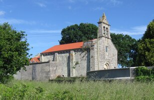 u kostela na vršku kousek před cílem