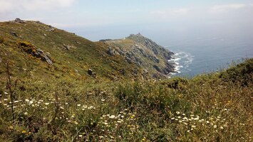 a v dálce je vidět mys, kam ještě vyrazíme