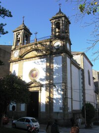 stojí kostel Igrexa de Dolores