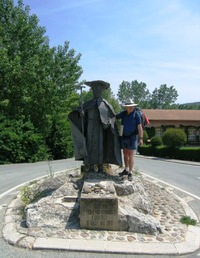 To už ale poutník jde po nejslavnější svatojakubské trase - Camino Francés