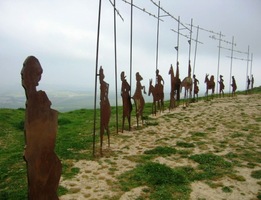 až k tomuto procesí v nejvyšším bodě masivu Sierra del Perdón