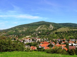 a pod ní obec Devín