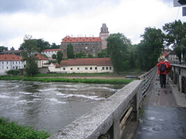 Most do Brandýsa se právě opravoval,