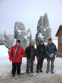 Mrazu jsme čelili pojídáním Alenčiných sladkostí