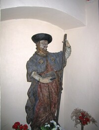 Hlavní postavou je tu ovšem "náš poutník" sv.Jakub Větší