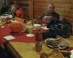 Jídlo a pití zdarma, byl totiž svátek!