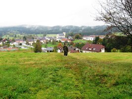 Tady byl báječný výhled na Sandl,