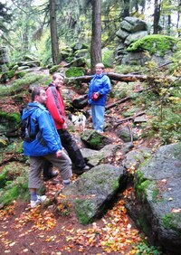 Ráno posledního dne se k nám přidala Míša s Rambem