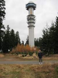 Věž na vrcholu hory Praha