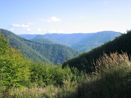 Další den jsme vylezli nad Tisovec