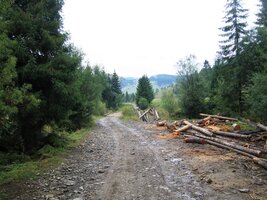 a vyrazili přes hřeben Spišské Magury