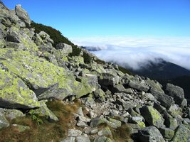 Na Velkou Svišťovku jsme stoupali