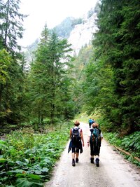 po cestě malebnou Gaderskou dolinou,