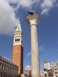 a symbol města - benátský orel