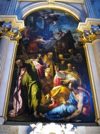 jehož obrazy zdobí jeho katafalk