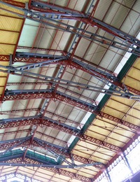 s vysokou střechou a několika patry