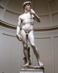 je to originál Michelangelova slavného Davida