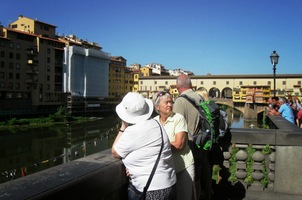 si krátíme na nábřeží řeky Arna