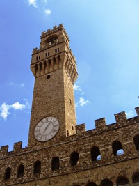 a mejestátní věž paláce Vecchio