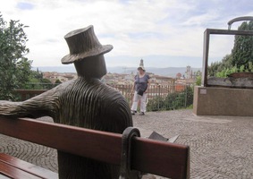 "Signora, nepřekážejte mi ve výhledu