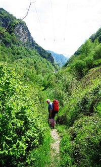 ale záhy se zúží a začnou stoupat