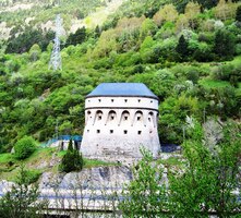 Opouštíme obdivuhodné vodní dílo