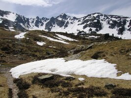a dostali se až k hranici sněhu