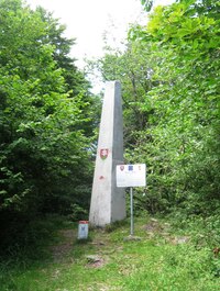 až k vrcholu hory Velký Milíč,