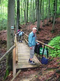 stoupáme na hřeben Bieszczad