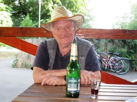 Před cestou domů jsme si dali pivko