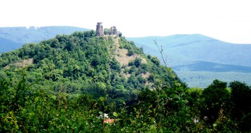 od zříceniny hradu na městském vrchu