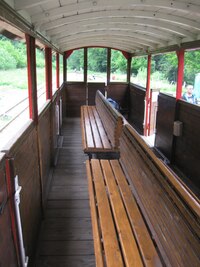 vláček bývalé lesnické úzkokolejky