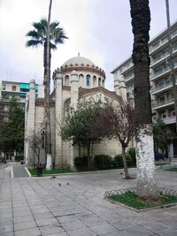 Byzantský kostelík Malá Metropolis