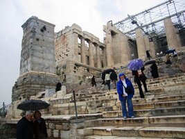 Tohle je slavné schodiště Propylájí