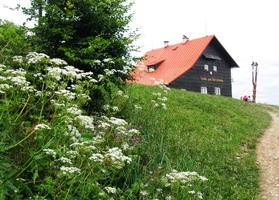 a v dnešním cíli - chatě pod Borišovom