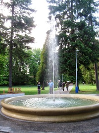 a pak přejeli autobusem sem -