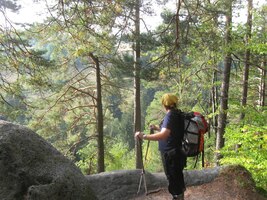 pokračuvali v krkolomných Pulčínských skalách