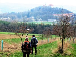 a v mlžném oparu spatřili náš dnešní cíl