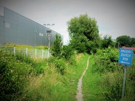 cestou z Hostivic okolo rybníků,